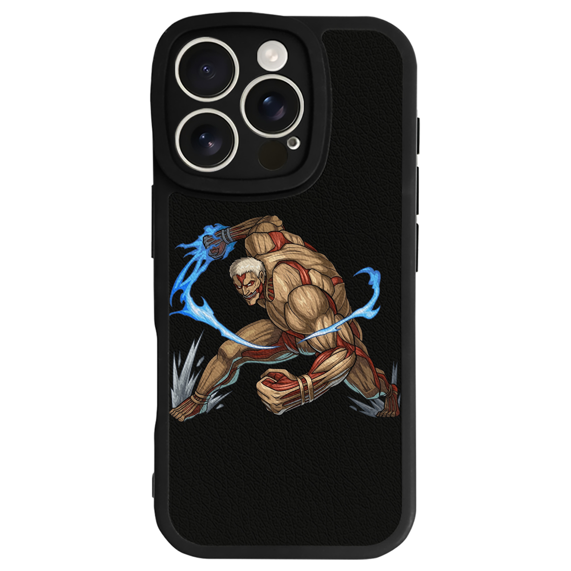 （画像用） 進撃の巨人 Attack on Titan 【iPhone 16シリーズ対応】シリコンスマホケース（レザー調） 材質：シリコン
